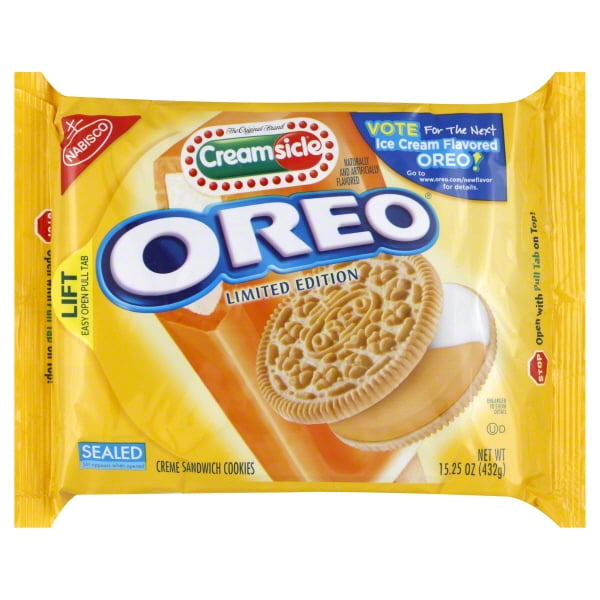 Nabisco Oreo Creamsicle Sandwich Cookies Limited Edition, 15.25 Oz ...