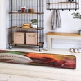 thumbnail image 5 of Dreamtimes Maple Leaves Baseball Hallway Runner Rug 2'x6' Kitchen Rug with Rubber Backing Autumn Non Slip Entryway Rug Runner Washable Soft Area Rug for Hallway Bedroom Kitchen Decor, 5 of 6