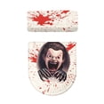 thumbnail image 2 of HELLHERO Vampire Toilet Lid Seat Cover of 2 Pcs Set Adjustable Bathroom Toilet Lid Cover Set Washable and Reusable Indoor Home, 2 of 7