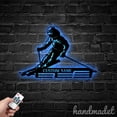 thumbnail image 4 of Handmadetneonsign Skiing Player Medal Hanger Metal Wall Art Light, Skiing Metal Sign Wall Decor, Sport Game Metal Decor 46021, 4 of 5