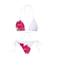 thumbnail image 4 of Trajes de baño para mujer, conjunto de traje de baño estampado de dos piezas a la moda para mujer, trajes de baño para mujer, trajes de baño para mujer, trajes de baño de moda de playa para mujer, 4 of 5