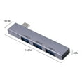 thumbnail image 2 of Station d'Accueil pour Ordinateur Portable Adaptateur d'Affichage Triple Type C pour MacBook pour Mac Pro/Mini et Plus, 2 of 7