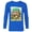Royal, variant on Big City Greens Poster Cricket and Family - Long Sleeve T-Shirt for Men -Customized-White