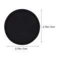 thumbnail image 2 of DINHEAROM 4Pcs Coasters for Families Heat Insulation and Black PVC Round, 2 of 8