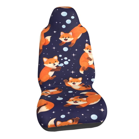 Playful Fox Car Seat Covers Stretch Car Seat Protectors Universal Fit