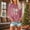 #005-Pink, variant on Craaazy Women's Happy New Year Printed Round Neck Fashionable Casual Long Sleeved Loose Top Gifts