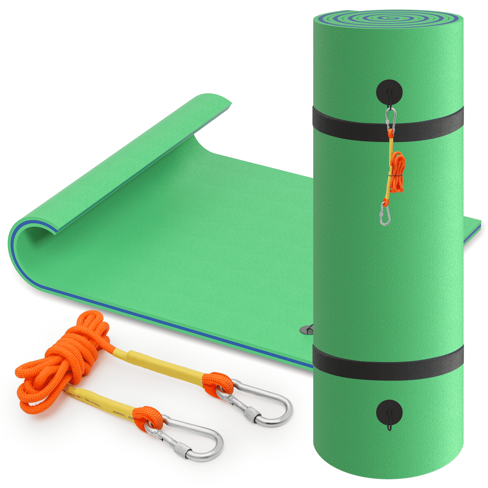 MADOG 8x6FT Floating Water Mat, 3Layer TearResistant XPE Foam Water