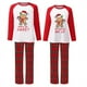 thumbnail image 1 of Conjuntos a juego de pijamas de pareja de Navidad, conjunto de pijamas verdes para adultos con hombre de pan de jengibre dulce, 1 of 4