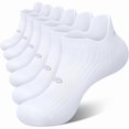 thumbnail image 1 of Chenchen 6 Pairs Running Socks Men and Women - Cushioned Moisture Wicking Anti-Blister Mens ankle socks, 1 of 1