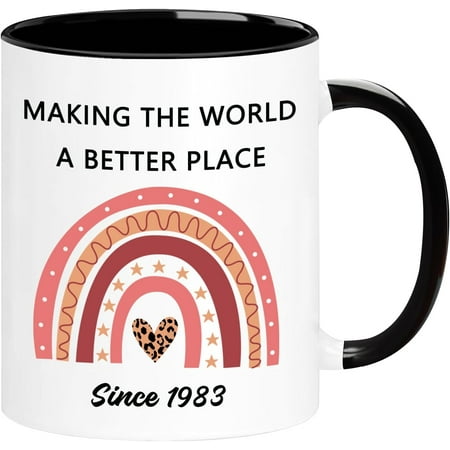 

1983 41th Birthday Gifts for Women Men Turning 41 Year Old Birthday Gifts for Her Him Mom Dad Wife Husband Grandpa Grandma Sister Brother Friends 41th Anniversary Coffee Mugs Cup
