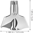 thumbnail image 2 of EXLEAF Portable Manual Nose Hair Trimmer Precision Nose Hair Cutter for Travel, 2 of 7