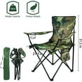 thumbnail image 3 of 4PCS Folding Camping Chairs-Lightweight, Installation-Free, Portable Chair for Beach, Lawn, Outdoor Sports, 3 of 9