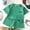 Army Green, variant on Rvasteizo Baby Boys Elegant Outfit Set Solid Crew Neck Short Sleeve Top Short Pant Kids Loungewear Outfit