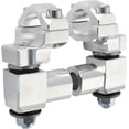 thumbnail image 1 of Rox Speed FX 2" Pivoting Anti-Vibe Bar Silver Risers (1R-AV2PP), 1 of 3