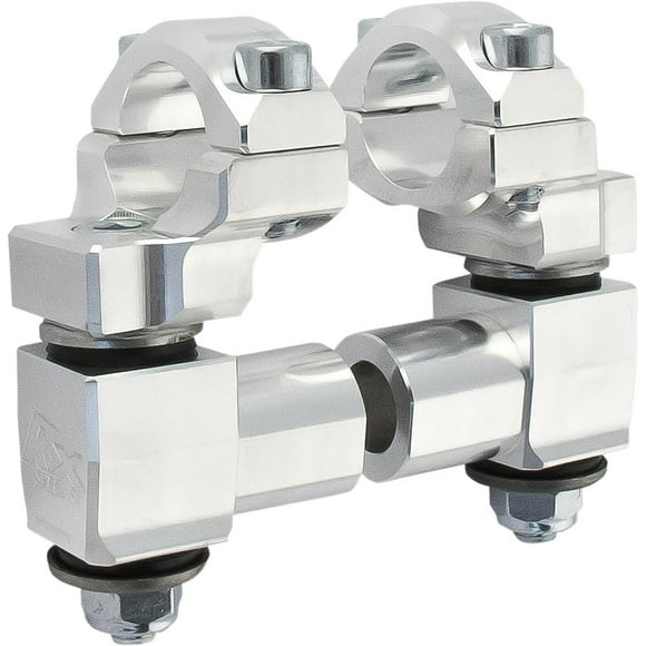 Rox Speed FX 2 Pouces Barre Anti-Vibration Pivotante Argent Rehausseurs (1R-AV2PP)