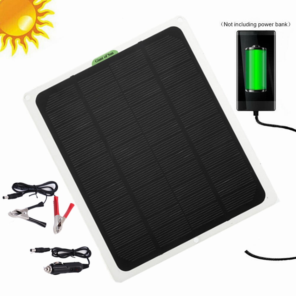 Yuniba 22W Monocrystalline Solar Panel Kit, Black