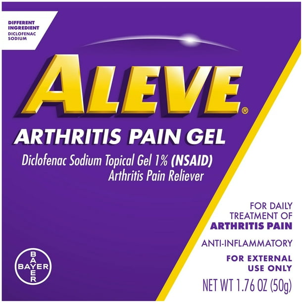 Aleve Arthritis Pain Gel for Topical Arthritis Pain Relief, 50G Tube