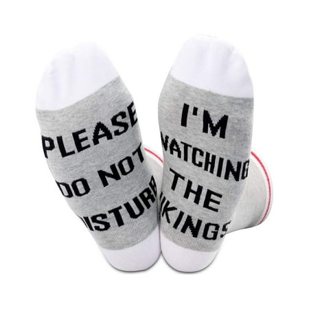 

TSOTMO 2 Pairs Please Do Not Disturb I’M Watching TV Show Socks (The Vik)