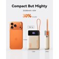 thumbnail image 3 of Power Bank INIU de 20000 mAh, 45 W, USB-C con cable integrado, 3 of 8