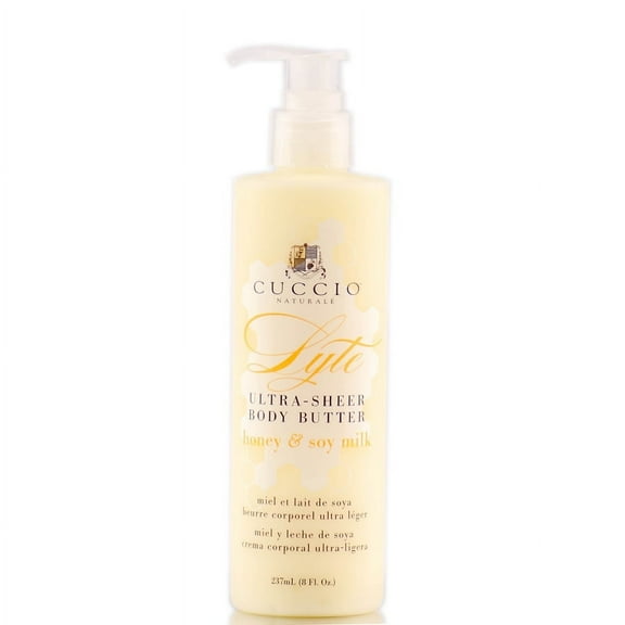 Cuccio Lyte Ultra Sheer Body Butter - Milk & Honey (Size : 8 oz)