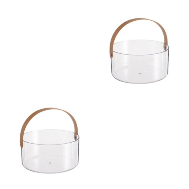 Maytalsory Cocktail Bars Stylish To Chill Bucket Designed For And Party Storage Bucket Transparent Statement Providing And large 21*21*10.5CM 2Set