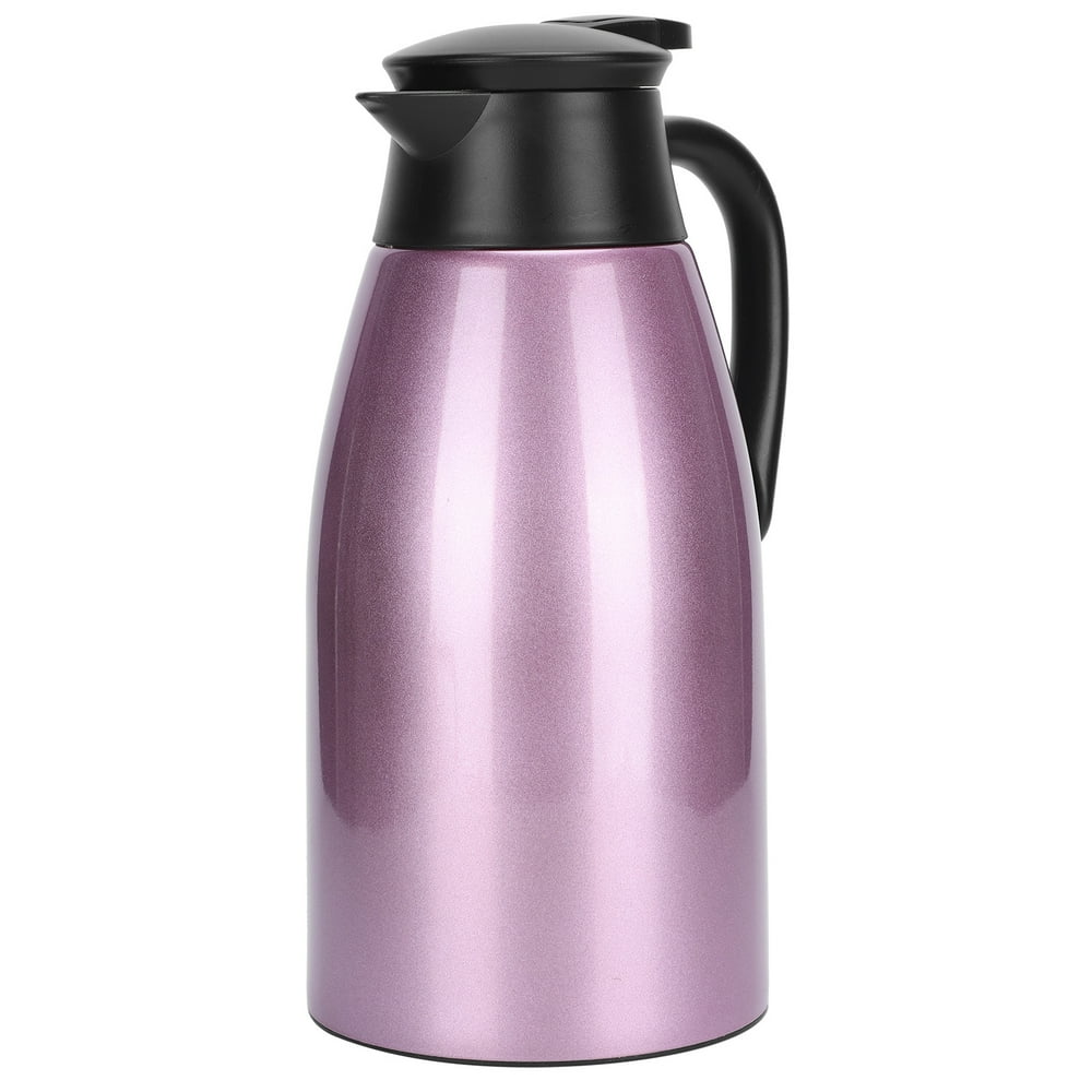 ANGGREK Thermal Carafe, Insulated Coffee Pot, 2L Large Capacity For Coffee,Hot Water,Tea Home