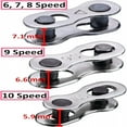 thumbnail image 2 of LADYGYM 2026 New 8 Pairs Bicycle Missing Link for 6,7,8,9,10 Speed Chain,Silver,Reusable for Bicycle,Mountain Bike,Road Bike,Cycling,Chain Repair, 2 of 7