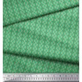 thumbnail image 3 of Soimoi Rayon Fabric Ogee Small Fabric Prints by Yard 56 Inch Wide, 3 of 3