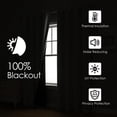 thumbnail image 2 of Cortinas opacas ChrisDowa, forro 100% negro, 160 x 160 cm, gris claro, 2 of 9