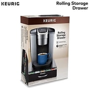 Keurig Under Brewer Storage Drawer, Holds 35 K-Cup Pods, Black