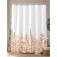 thumbnail image 4 of Shower Curtains Lavender Floral Bath Curtain Plants Flowers Waterproof Bathroom Shower Curtain Set with Hooks Decoration 72 x 84 Inches, 4 of 7