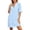 as pictured, variant on EYNMVR Shift Dress for Women V Neck Ruffle Sleeve Loose Summer Office Work Casual Dress