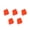 Watermelon Red-WR-home supplies, variant on LEFTHIGH Home Simulated Fruit Dice Props Fake Fruit Plastic Models for Making Fruit Pie Decor Photography White Pink Orange Green 5 Pieces St Patricks Day Decor