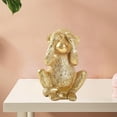 thumbnail image 5 of Monkey Figurines, Home Decoration Chinese Style Animal Statues, Table Resin Crafts, Indoor Sculpture Ornaments , See No Evil, 5 of 8