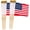 Pack of 50, variant on 12 Pcs 12x18 Inch American Flags for Outside, 250th Anniversary USA Stick Flag with Handheld and Grounded Multi-Purpose Flagpole, Memorial Day, 4th of July Decorations, Patriotic Decorations