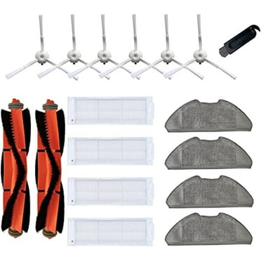 HARPRA Mil-let vacuum xiao-mi mop 2 Pro/2 Lite MJST1SHW replacement accessories 2 main brushes, 6 side brushes, 4 filters, 4 wipers, 1 tool