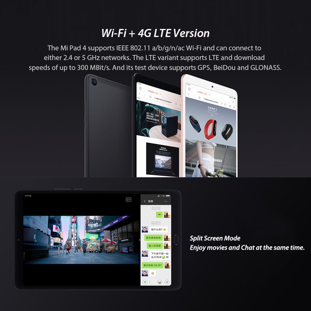 Xiaomi Mi Pad 4 Tablet Pc 4g Lte Version 8 Inch Fhd 4gb 64gb Face Recognition Snapdragon 660 Octa Core 5mp 13mp Cameras 6000mah Dual Wifi Tablets Walmart Com Walmart Com Xiaomi Mi Pad 4 Tablet Pc 4g Lte Version 8 Inch Fhd 4gb 64gb Face Recognition Snapdragon 660 Octa Core 5mp 13mp Cameras 6000mah Dual Wifi Tablets Walmart Com Walmart Com