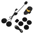 thumbnail image 2 of Helmet Intercom, Clear Voice 1200mAh Battery Motorcycle Helmet Headset For Convenience ANGGREK Otros, 2 of 8