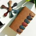 thumbnail image 6 of vnanda 2Pcs Magnetic Bookmarks, Book Marker Clip Vintage Faux Leather Book Page Marker for Book Lovers Reader Teacher Students Reading Supplies, 6 of 9