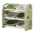 thumbnail image 2 of GROWTH TANK Kids Toy Storage Organizer Bookshelf Toy Storage Rack for Books Toys Storage Green, 2 of 9