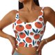 thumbnail image 1 of Balery Hand Drawn Tomatoes Sujetadores deportivos con espalda cruzada para mujer, acolchados, sin costuras, de alto impacto, ideales para yoga, gimnasio, entrenamiento y fitness.-Medium, 1 of 8