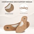 thumbnail image 5 of NRNHI Men's Loafers Slip-On Casual Shoes with Arch Support Yellowish-Brown Size 9.5, 5 of 8