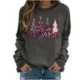 thumbnail image 2 of Ailaofu Women Christmas Sweatshirts Long Sleeve Graphic Tee Shirts Crew Neck Sweatshirt Holiday Tops, 2 of 3