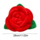thumbnail image 3 of Cojín decorativo tejido a mano con patrón de rosa | Cojín de poliéster suave | 28x28x6cm | Acento decorativo de sofá | De soporte, transpirables, duraderos | Rosa, Blanco, Rojo, Púrpura, Amarillo, 3 of 7