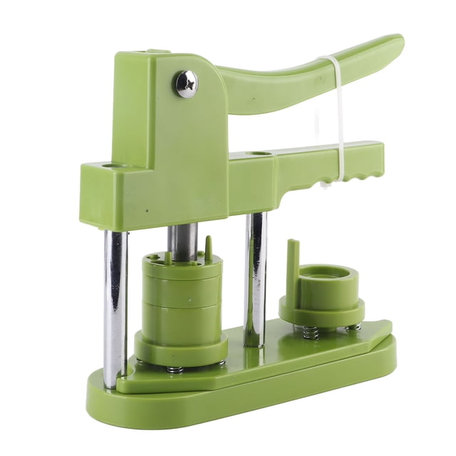 Button Maker Machine, 100 Sets DIY Pin Badge Button Maker Press Machine with Ergonomic Handle, Button Pin Maker Machine Metal Pinback Supplies for Making Pins, Ties, Key Chains