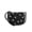 Black, variant on Women's Wristlet Wallet, Dusty Rose Print