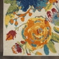 thumbnail image 5 of Nourison Allur Contemporary Floral Ivory Multicolor 2'3" x 7'6" Area Rug, (8' Runner), 5 of 8