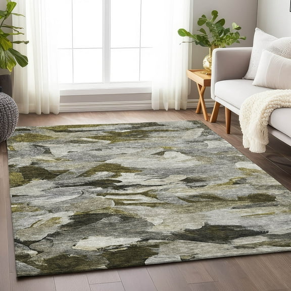 Addison Rugs Chantille Indoor/Outdoor Transitional Abstract Granite Washable Rectangle Rug, 9' x 12'