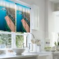 thumbnail image 2 of LALILO Kitchen Curtains and Valances Set of 3 36" Beach And Window Treatment Tiers for Window Decor, 2 of 5