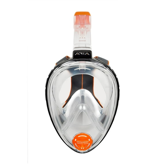 Ocean Reef Aria Classic Full Face Snorkel Mask (Black, Small - Medium)